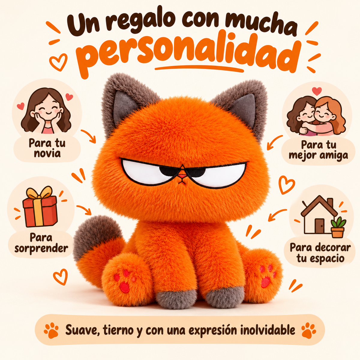 Gruñona™ El peluche enojon mas abrazble
