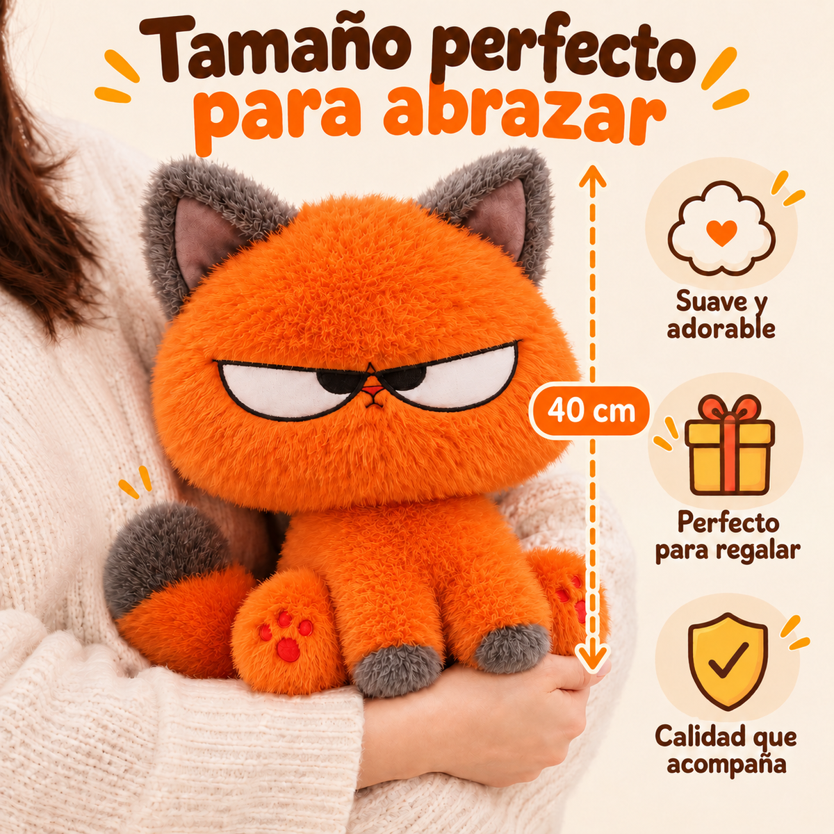 Gruñona™ El peluche enojon mas abrazble